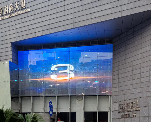 LED glass curtain wall