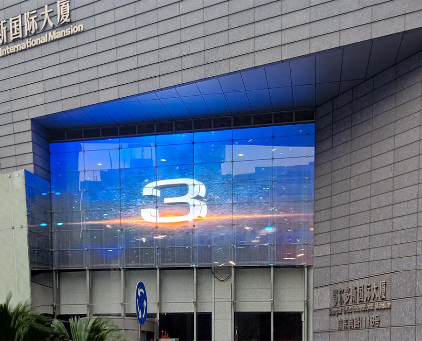 LED glass curtain wall